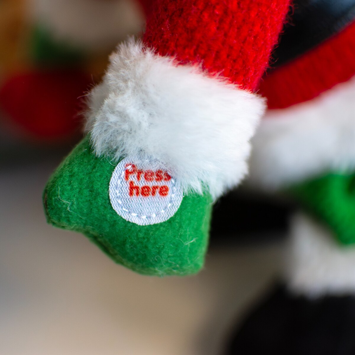 SKRZAT grający TAŃCZĄCY krasnal świąteczny PIOSENKI Mikołaj gnom JUMIhome