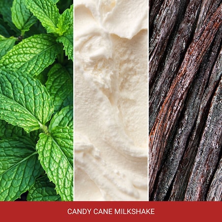 HI świeca średnia CANDY CANE MILKSHAKE