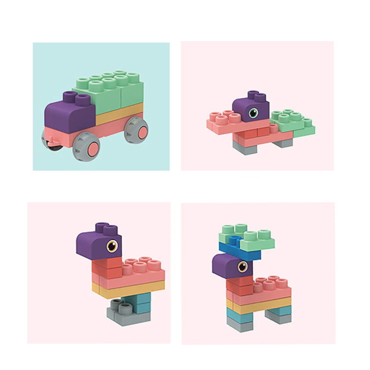 SOFT blocks - miękkie klocki konstrukcyjne 20 elementów