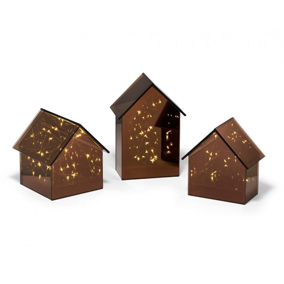 Latarenka Led HOUSE M, szkło