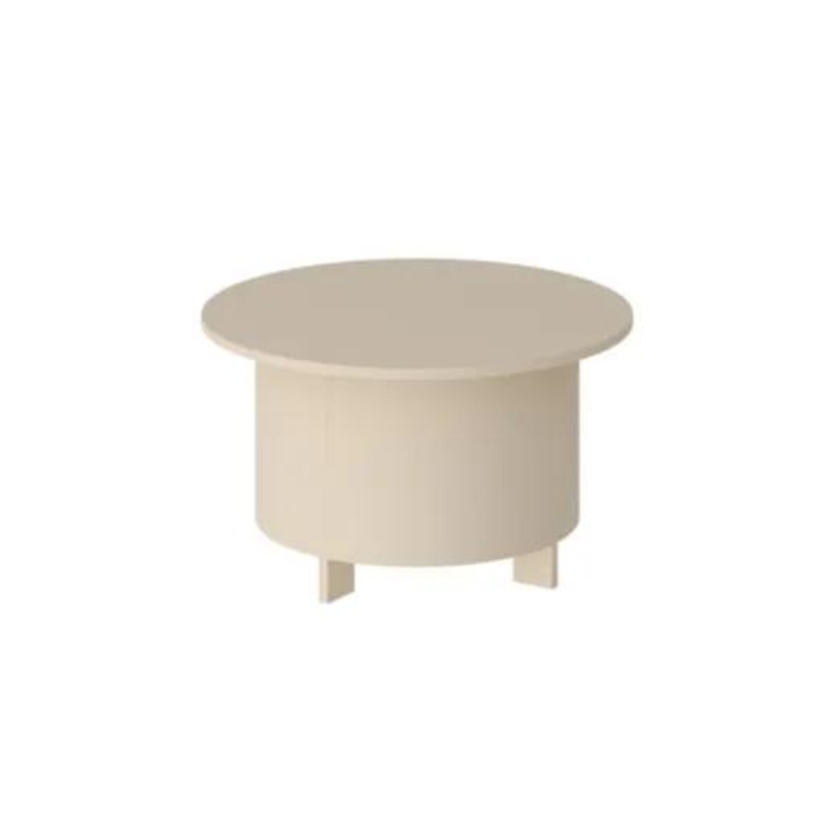 Ława okrągła SALVO AC 80x80 cappuccino