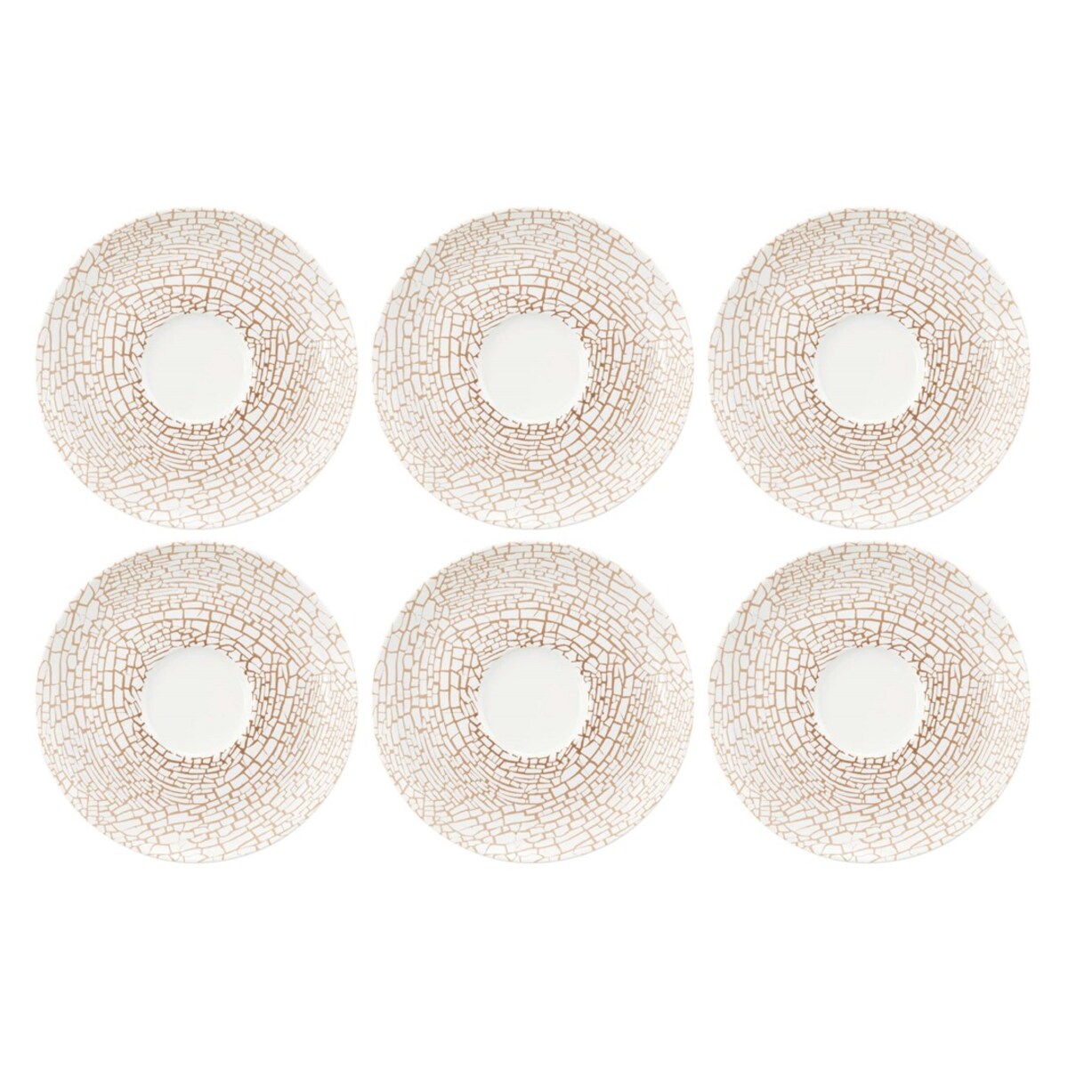 SELTMANN LIBERTY KRAKELEE Zestaw 6 spodków 16.5 cm