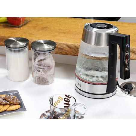 Czajnik z regulacją temperatury LAFE Crystal Glass 1,8l