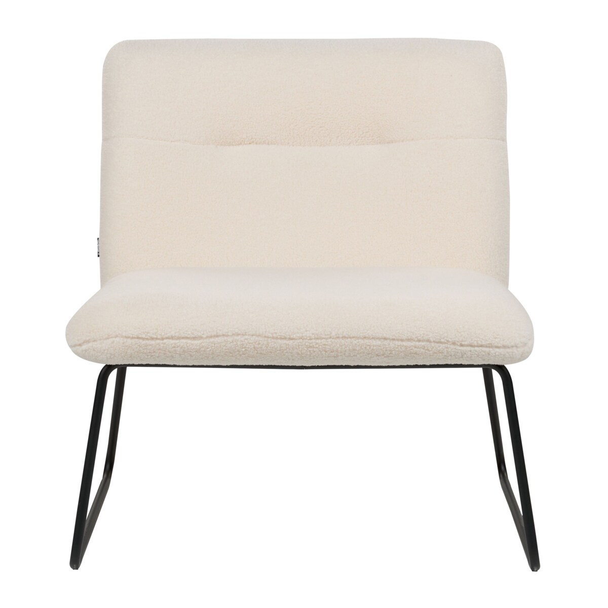 Fotel COTULLA Boucle Biały