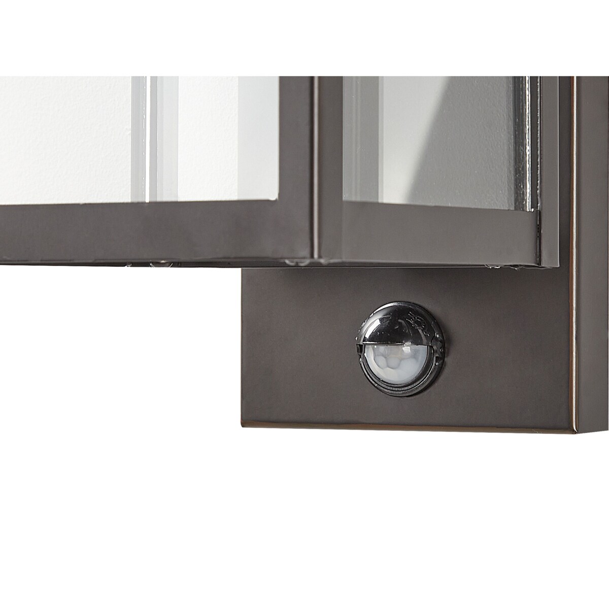 Lampa ścienna zewnętrzna z czujnikiem ruchu czarna MEGGET