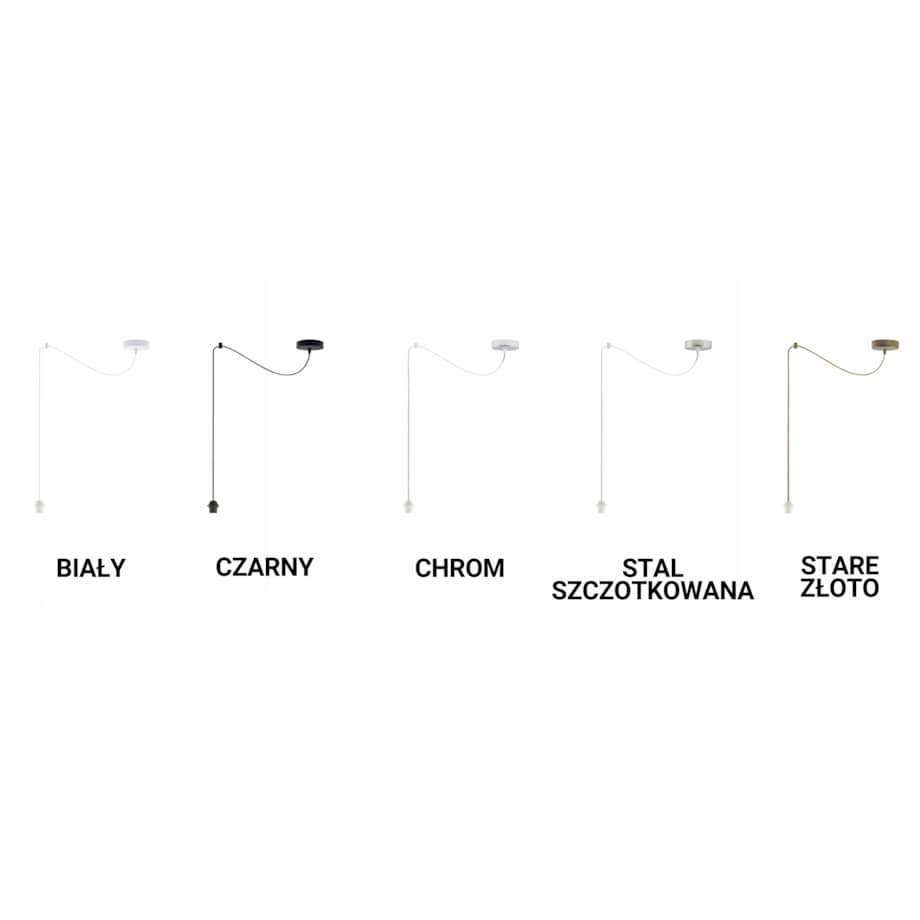 Lampa sufitowa żyrandol lampa wisząca z abażurem stożek SOUL