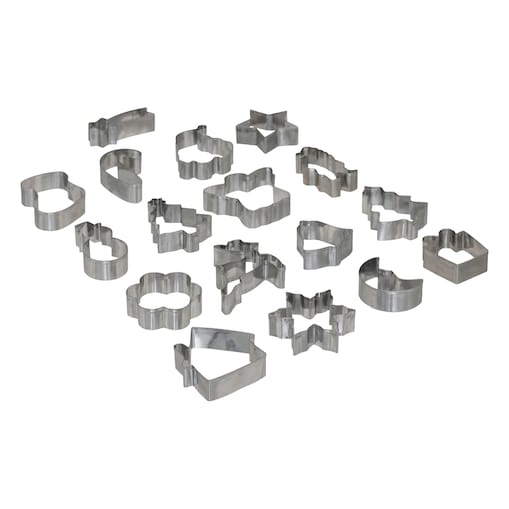 Świąteczne foremki do pierników, 18 sztuk