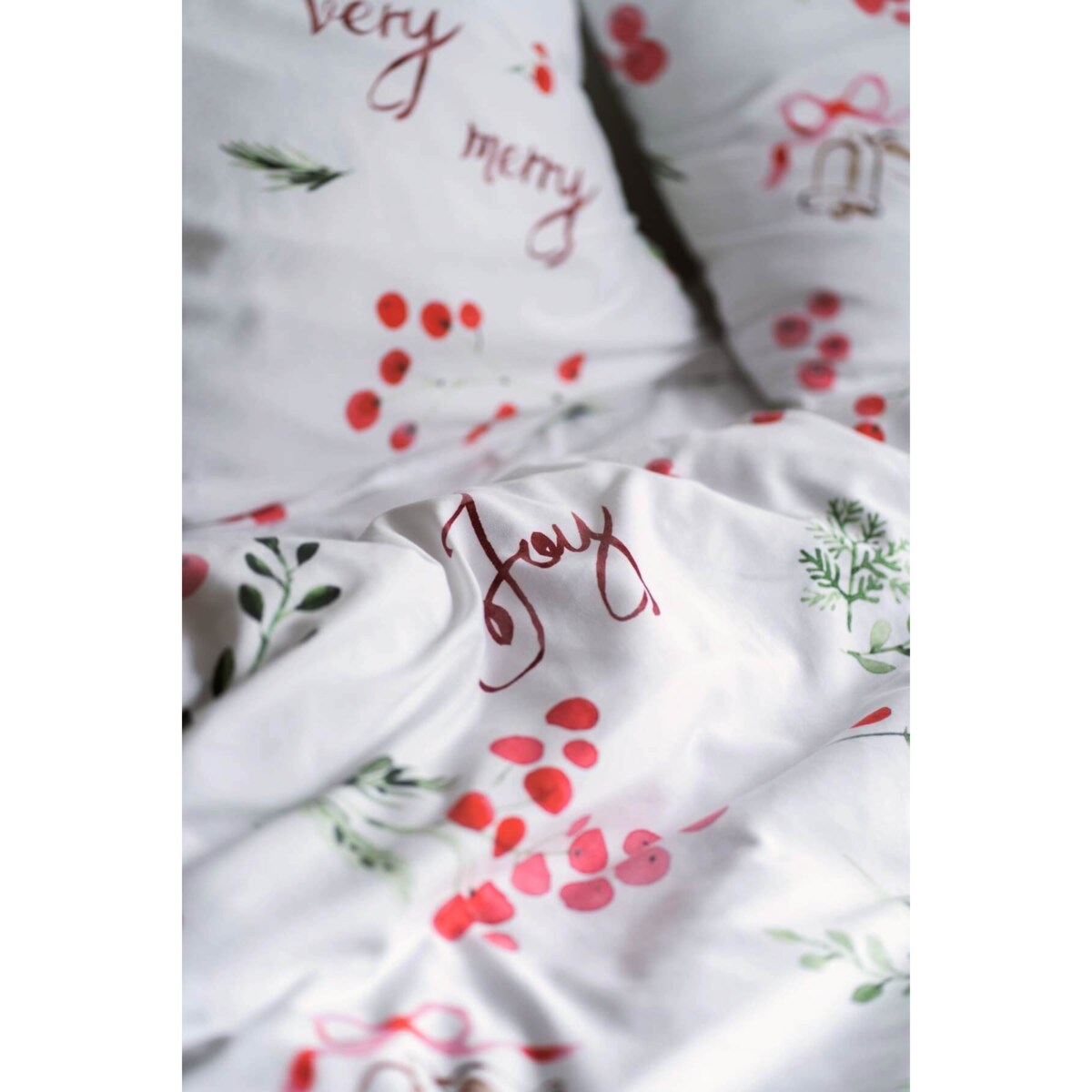 Pościel świąteczna Very merry 200x200 + 2x 50x70 cm