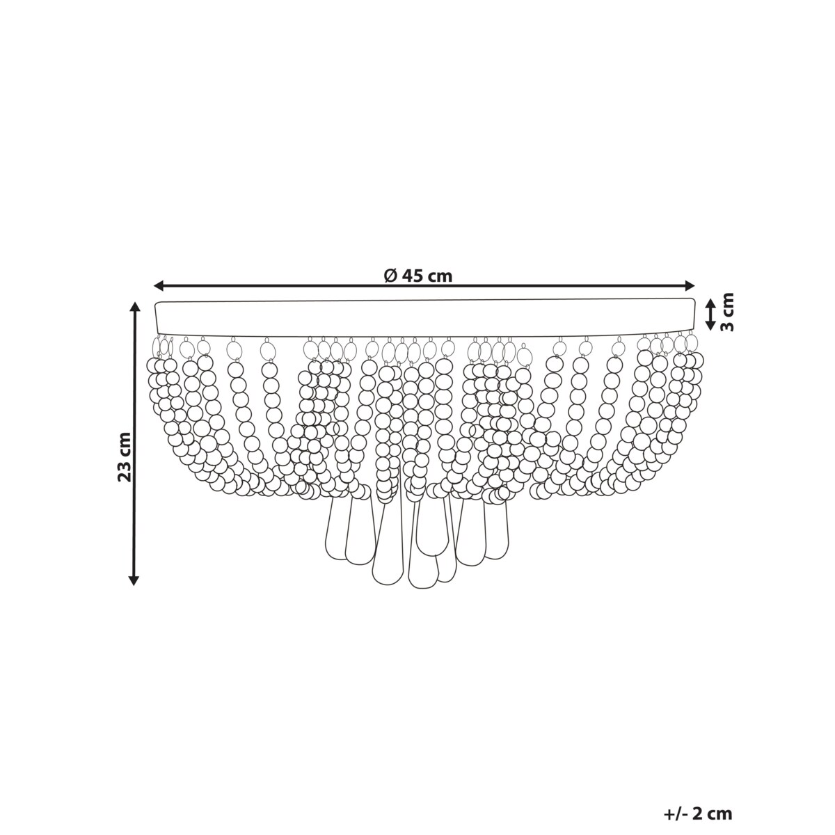 Żyrandol metalowy srebrny DORNAS