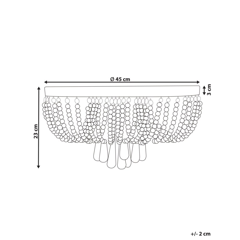 Żyrandol metalowy srebrny DORNAS