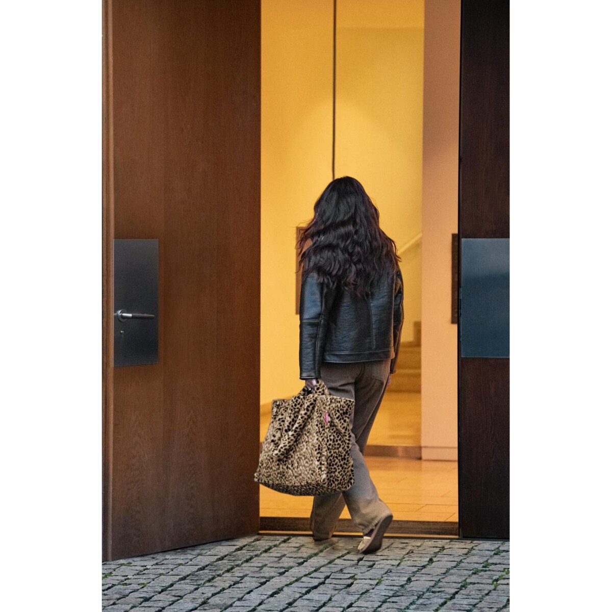 Torba SOFTSHOPPER, leo fake fur