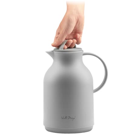 Termos z wkładem szklanym 1L AMO szary 27787