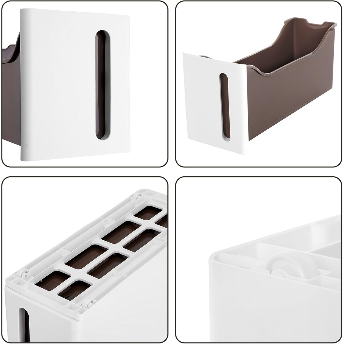 MOBILNA SZAFKA ŁAZIENKOWA Z SZUFLADAMI - BIAŁA