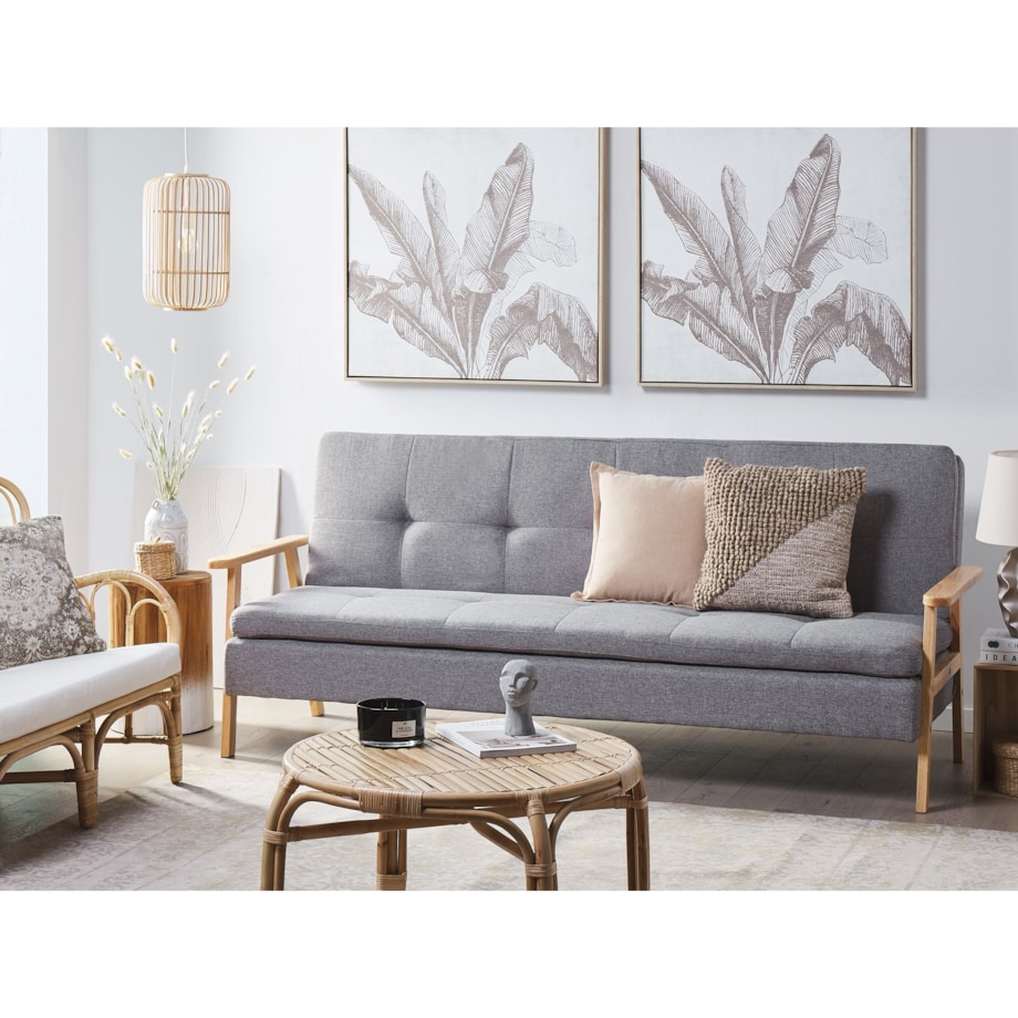 Sofa rozkładana TJORN Jasnoszary