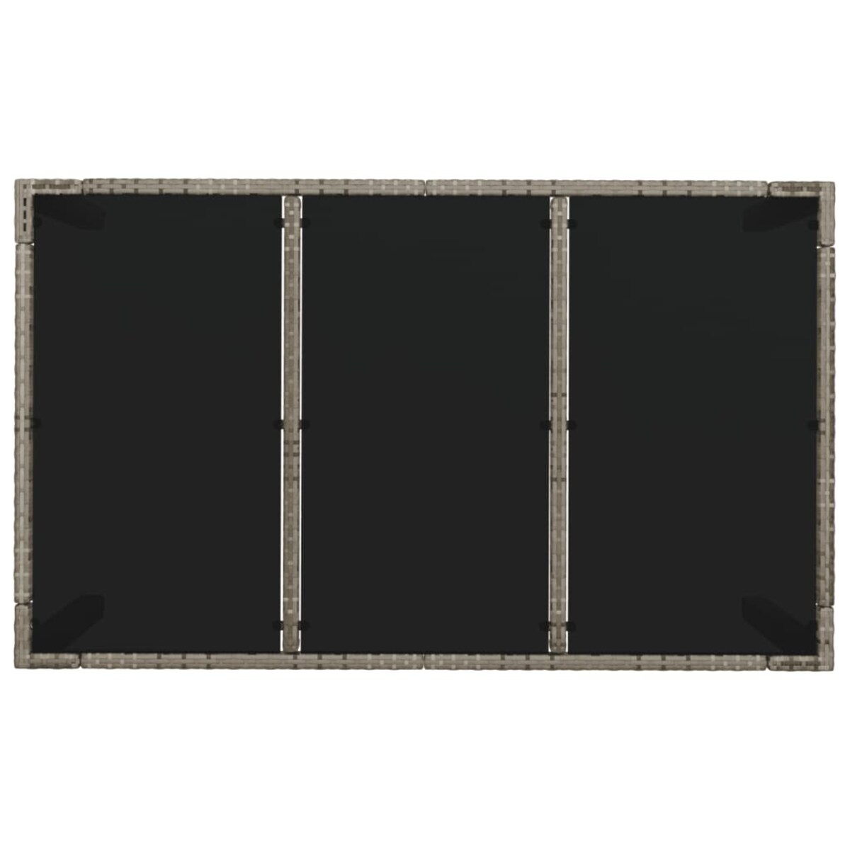 vidaXL 5-cz. zestaw mebli ogrodowych z poduszkami, szary rattan PE