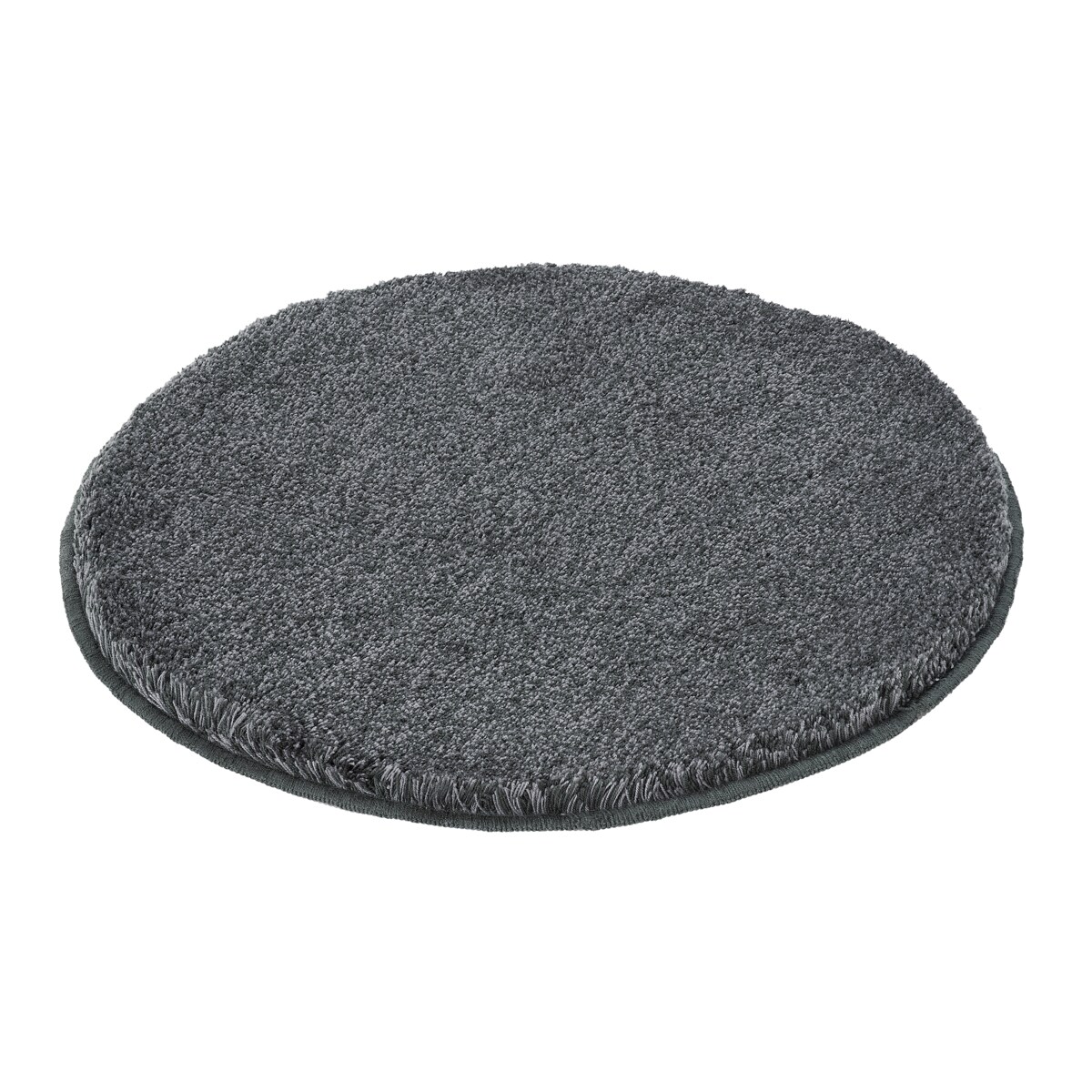 Kleine Wolke Relax Dywanik łazienkowy szary 100 cm okrągły