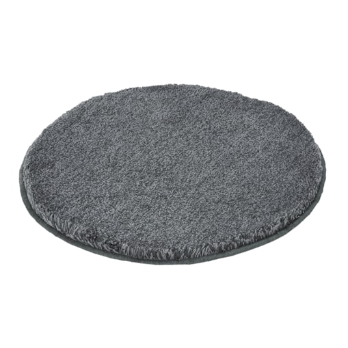 Kleine Wolke Relax Dywanik łazienkowy szary 100 cm okrągły