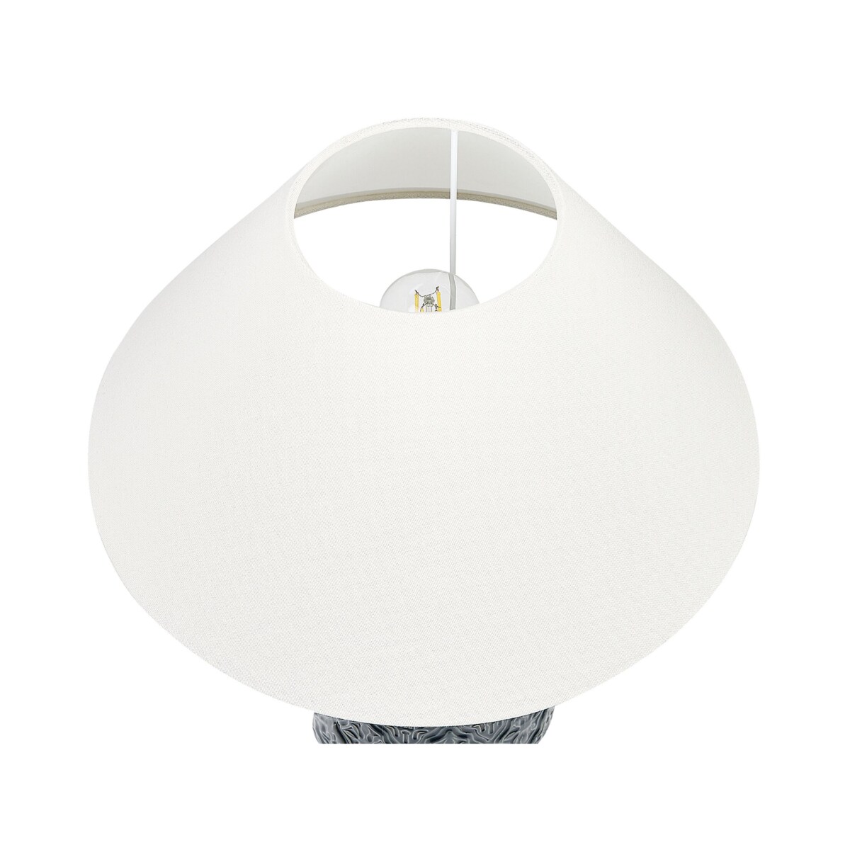 Lampa stołowa ceramiczna ciemnoniebieska TELIRE