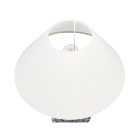 Lampa stołowa ceramiczna ciemnoniebieska TELIRE