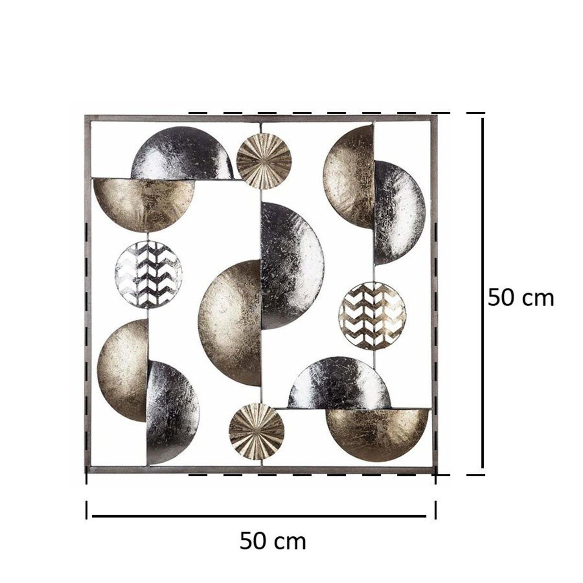 Nowoczesna dekoracja ścienna w formie obrazu, 50 x 50 cm