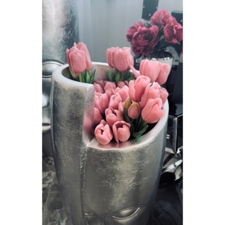 Srebrna donica Twarz Głowa Glamour Premium 111