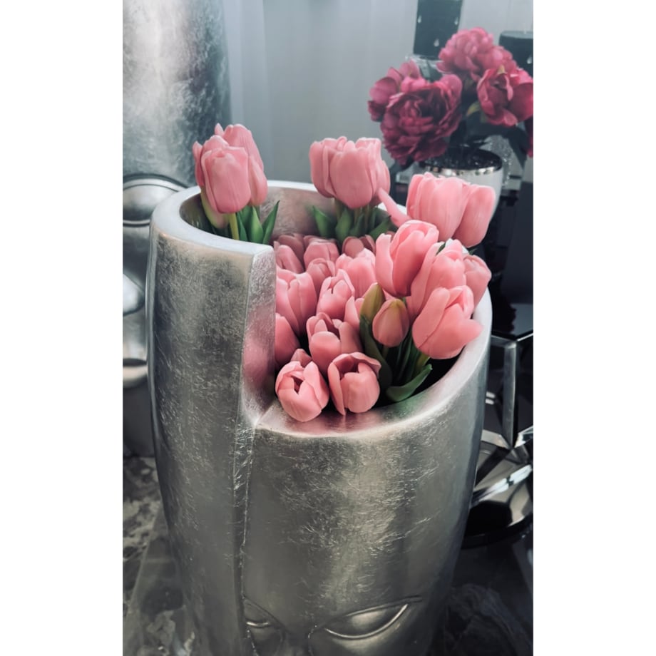 Srebrna donica Twarz Głowa Glamour Premium 111