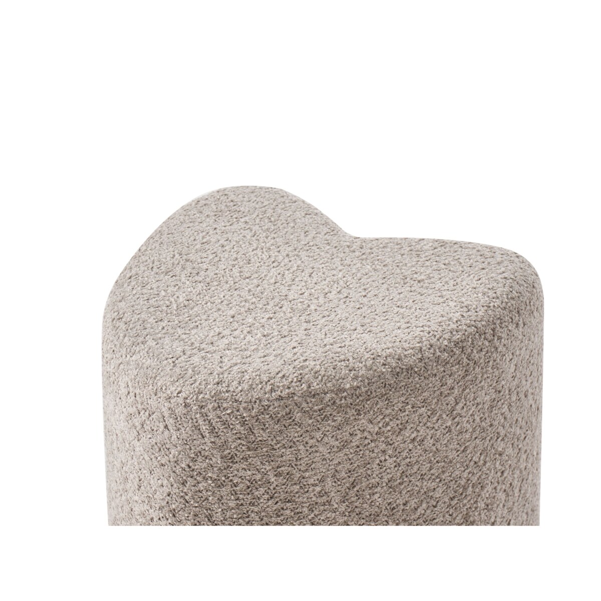 Puf SCOTIA Szenil Jasnobrązowy 40 cm 33 cm 44 cm