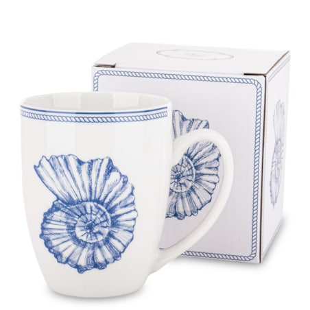 Kubek porcelanowy w pudełku 350 ml NAGAT - muszla