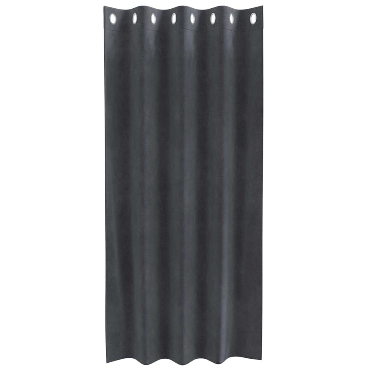 vidaXL Zasłony z zasłonami 2 pcs Jasnoszary 140 x 175 cm Aksamit