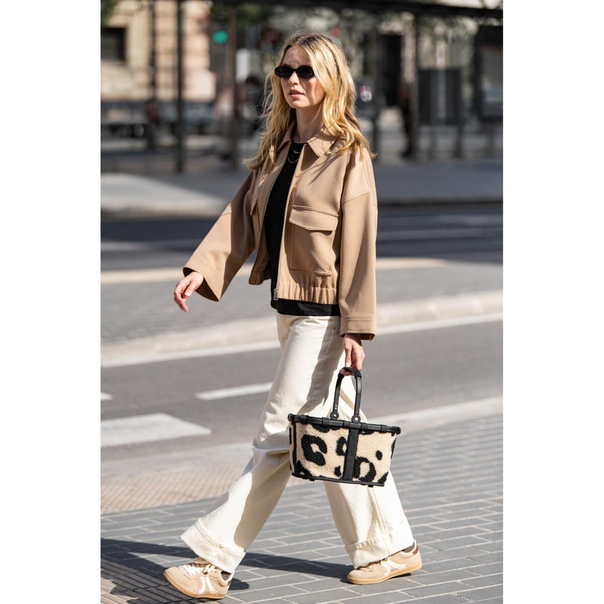 Koszyk CARRYBAG XS, teddy leo cream