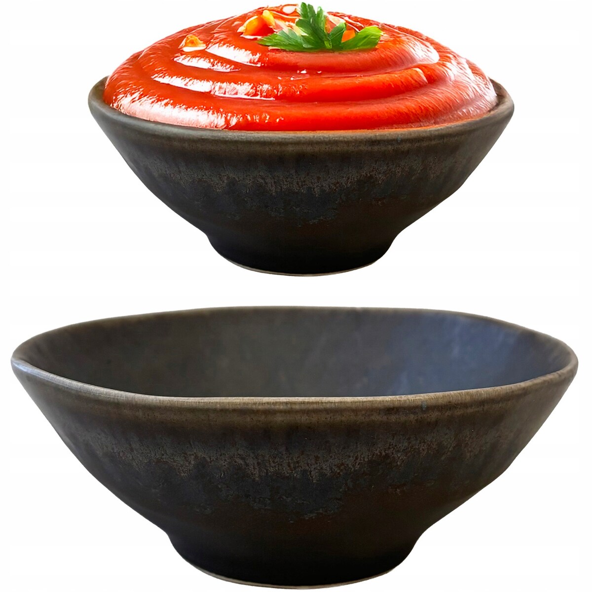 MISKA MISECZKA CERAMICZNA 350ml na sos sojowy przekąski dipy dipówka 15cm
