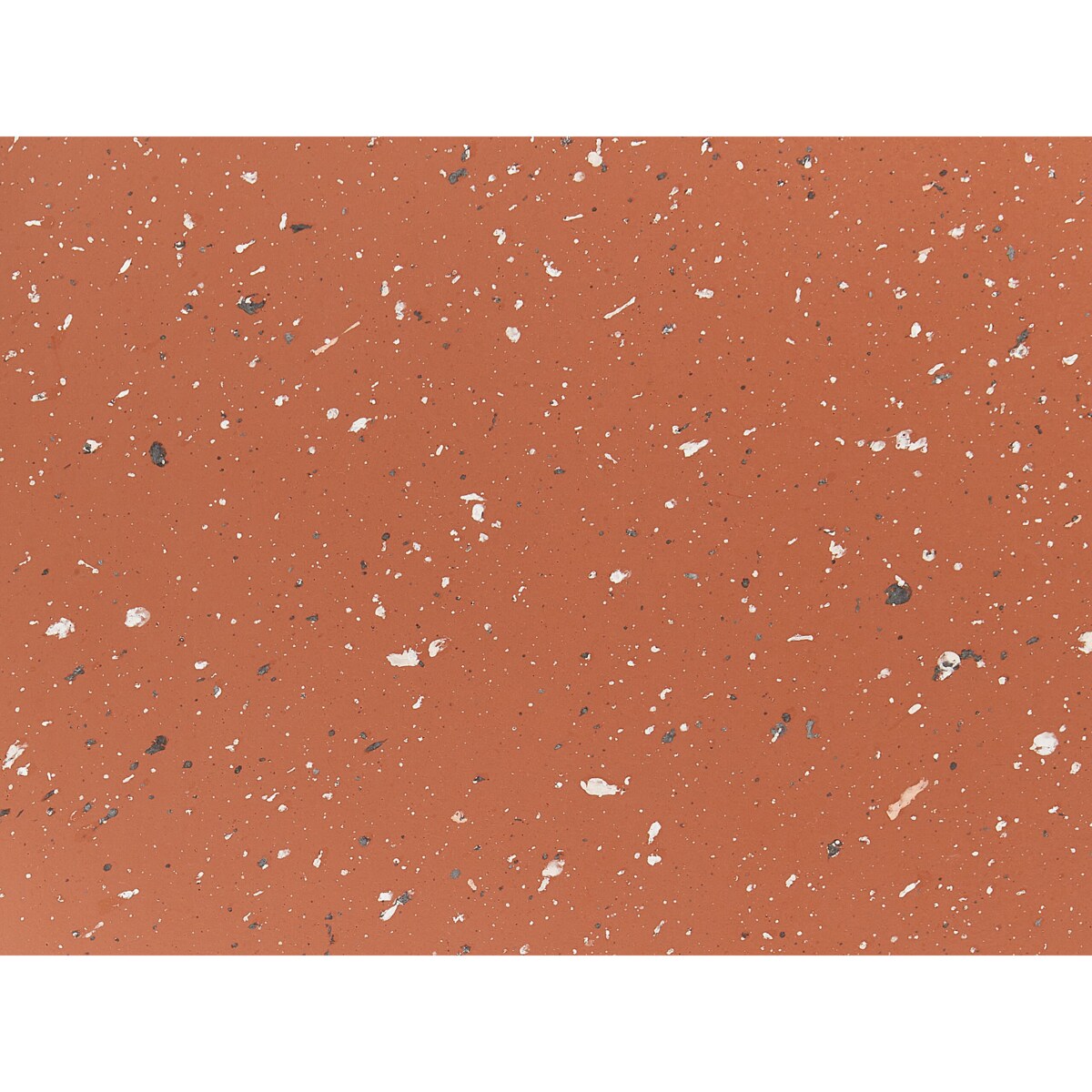 Okrągły stolik kawowy czerwony z efektem lastryko TREZZO