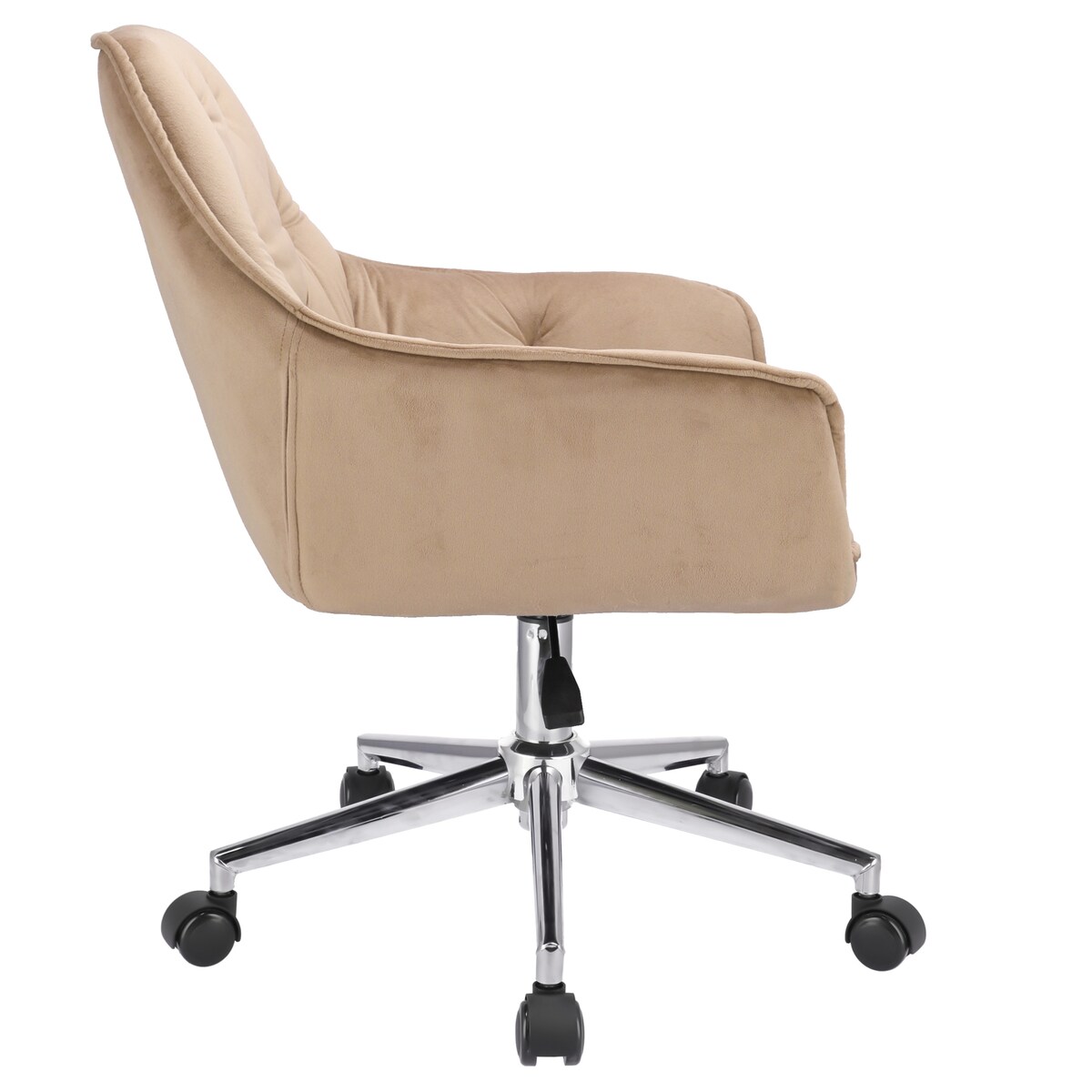 Fotel LARGO beżowy na srebrnej stopie