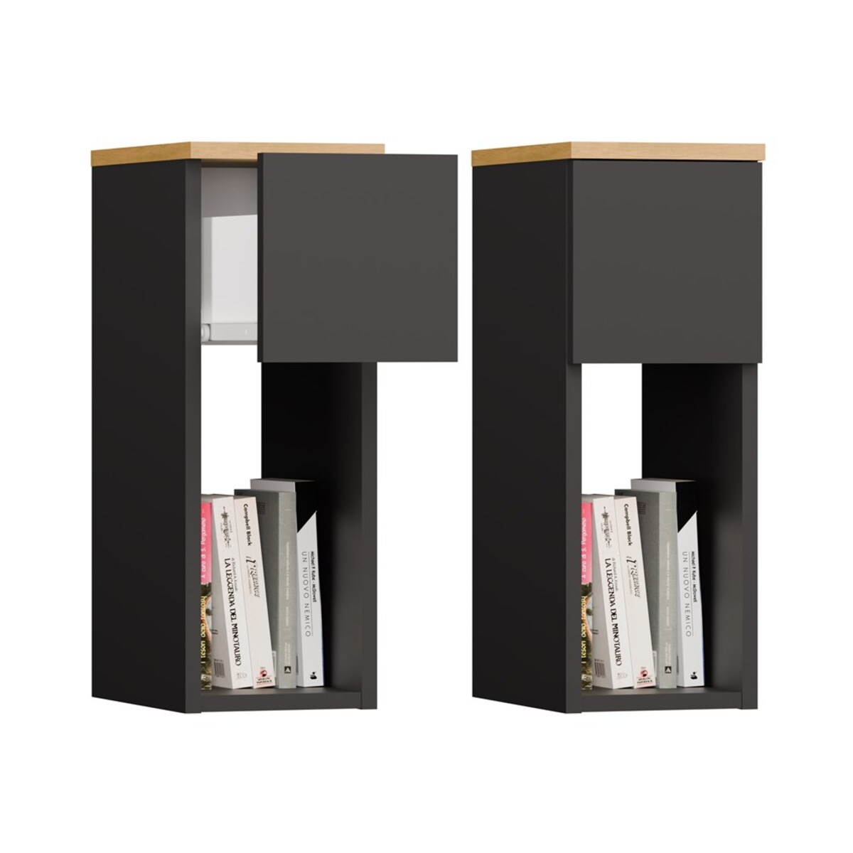 Szafka nocna GALAX 20/1S ANTRACYT ARTISAN