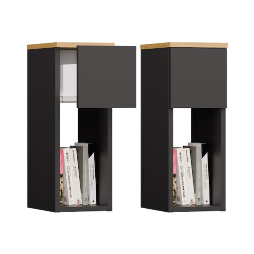 Szafka nocna GALAX 20/1S ANTRACYT ARTISAN