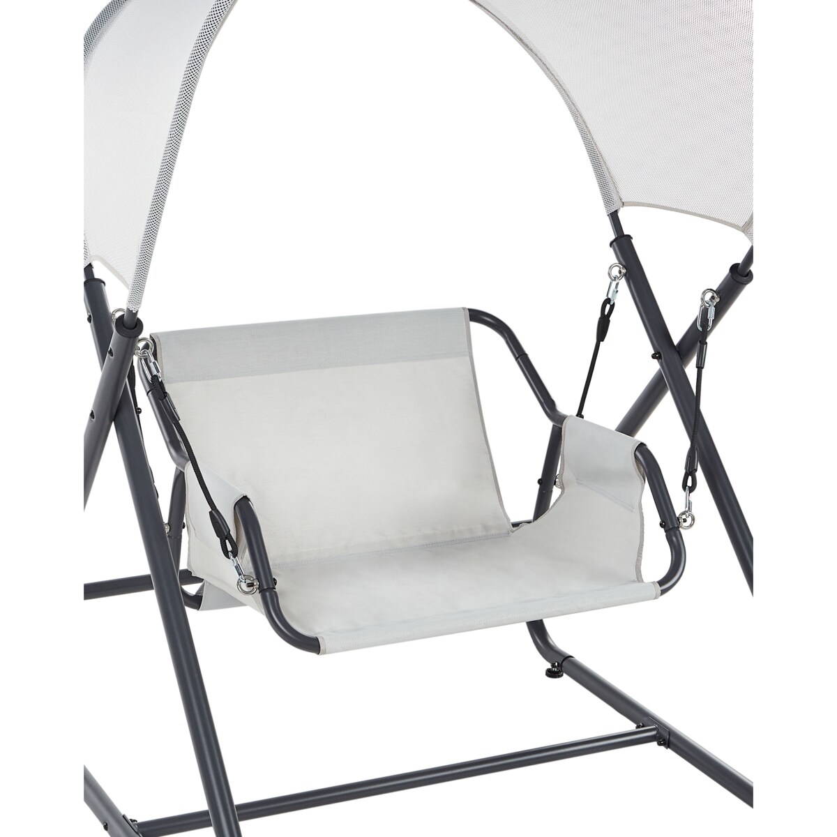 Huśtawka ogrodowa SOLAGNA Metal Jasnoszary