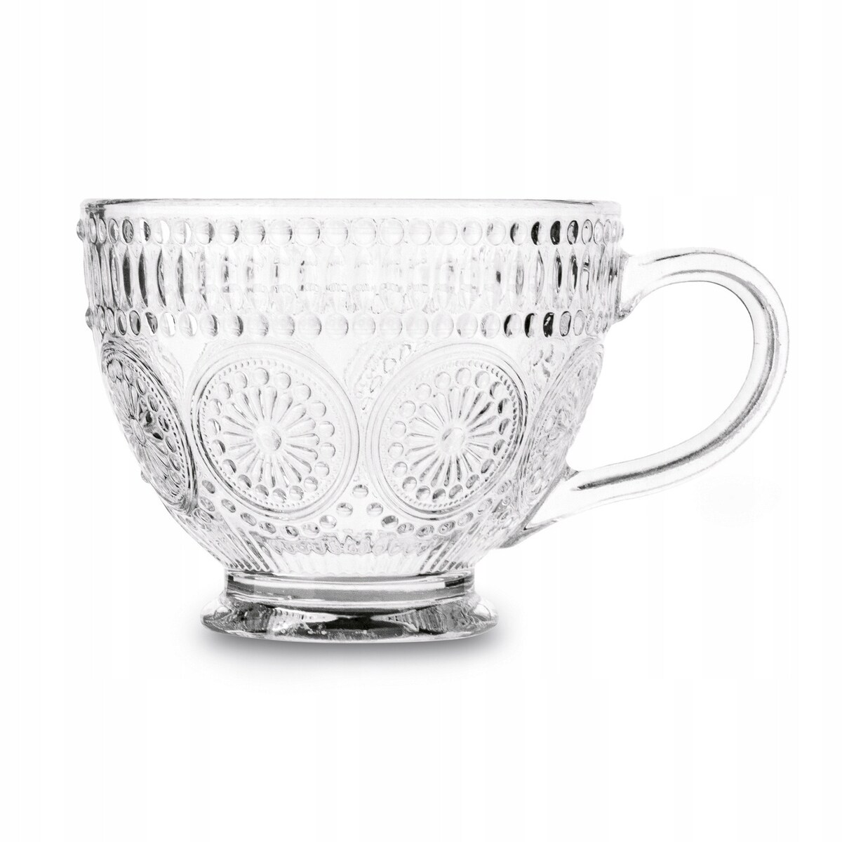 KUBEK FILIŻANKA szklanka 400 ml na herbatę kawę latte desery prezenty 4szt