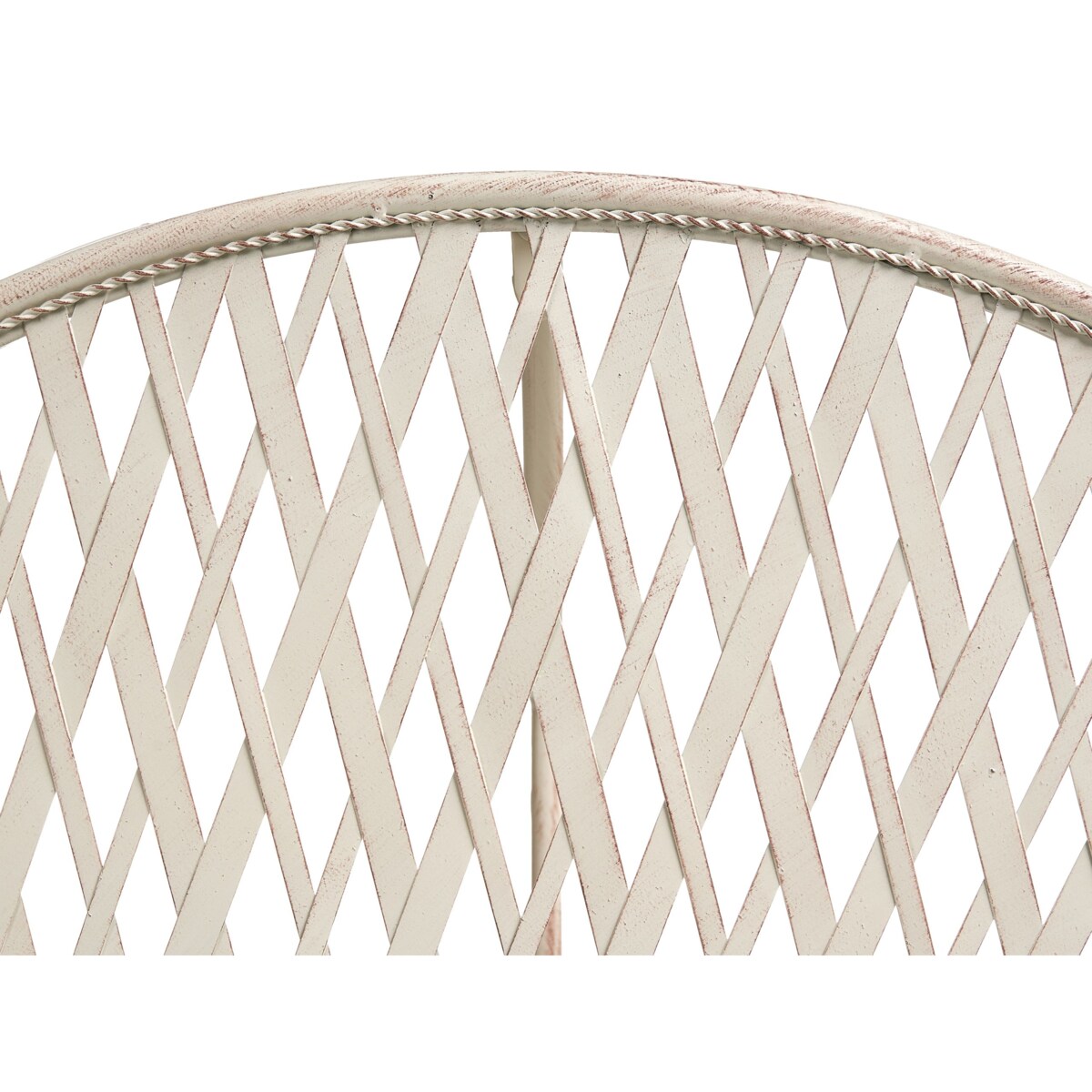 Stolik bistro YAVIZA 80 cm 36 cm Metal Jasnobeżowy