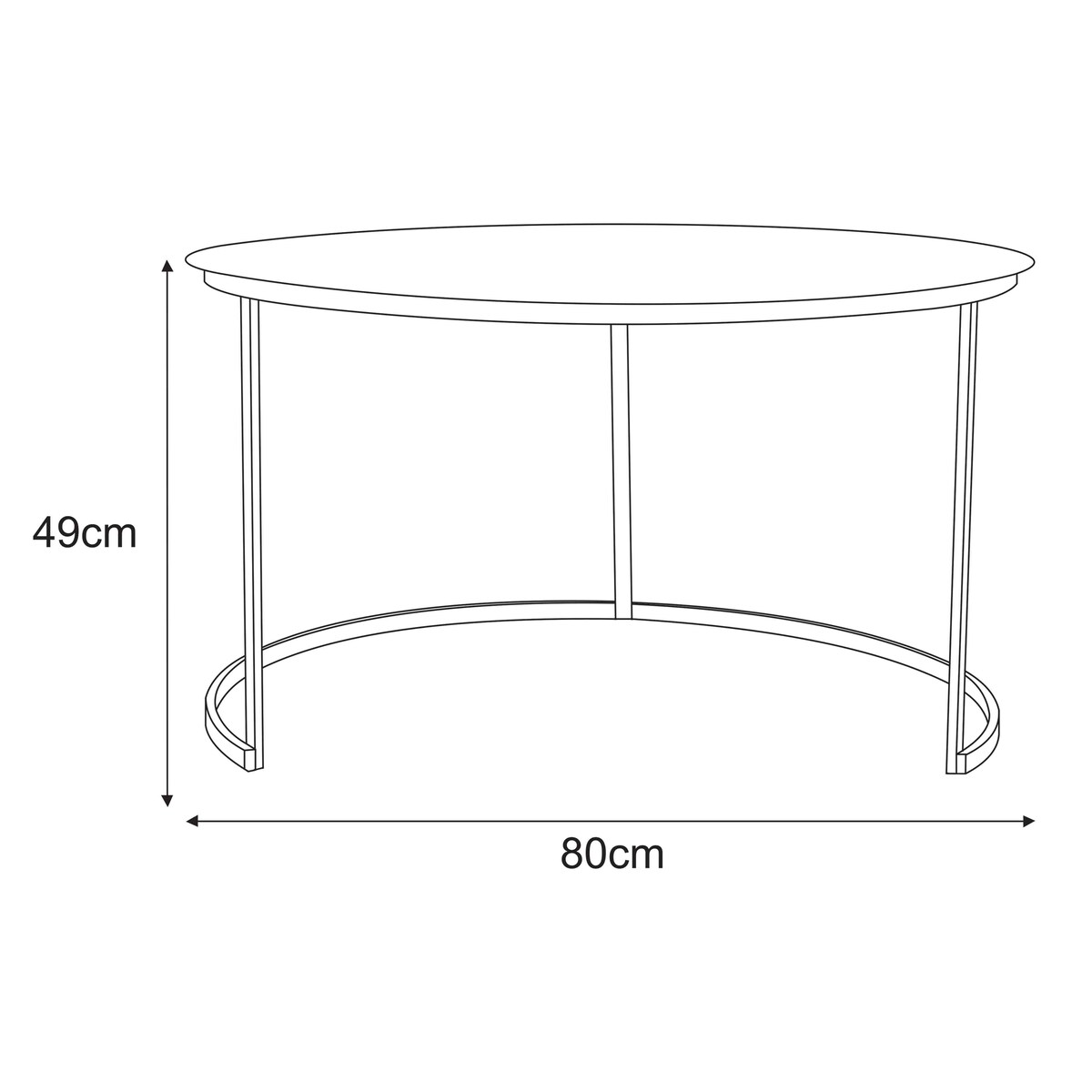 Meble dekoracyjne KS-40 KOMPLET STOLIKÓW z serii KAJA HOME