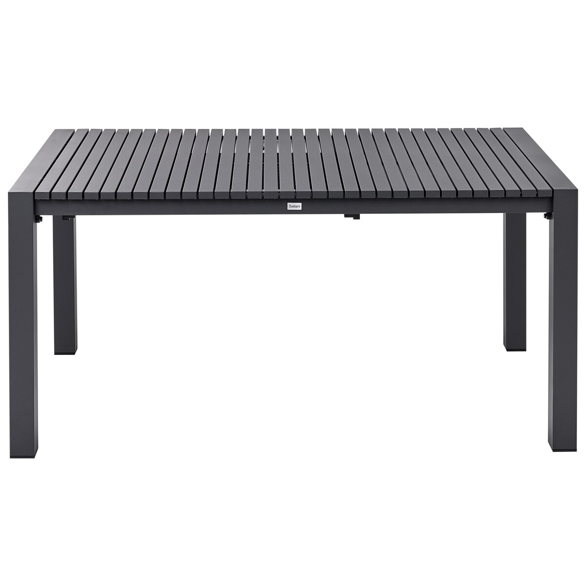 Stół ogrodowy rozkładany ARDESIO 160/220 cm 90 cm Metal Ciemnoszary