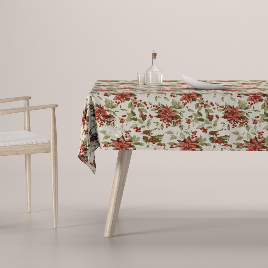 Obrus prostokątny 100 x 100 cm gwiazda betlejemska