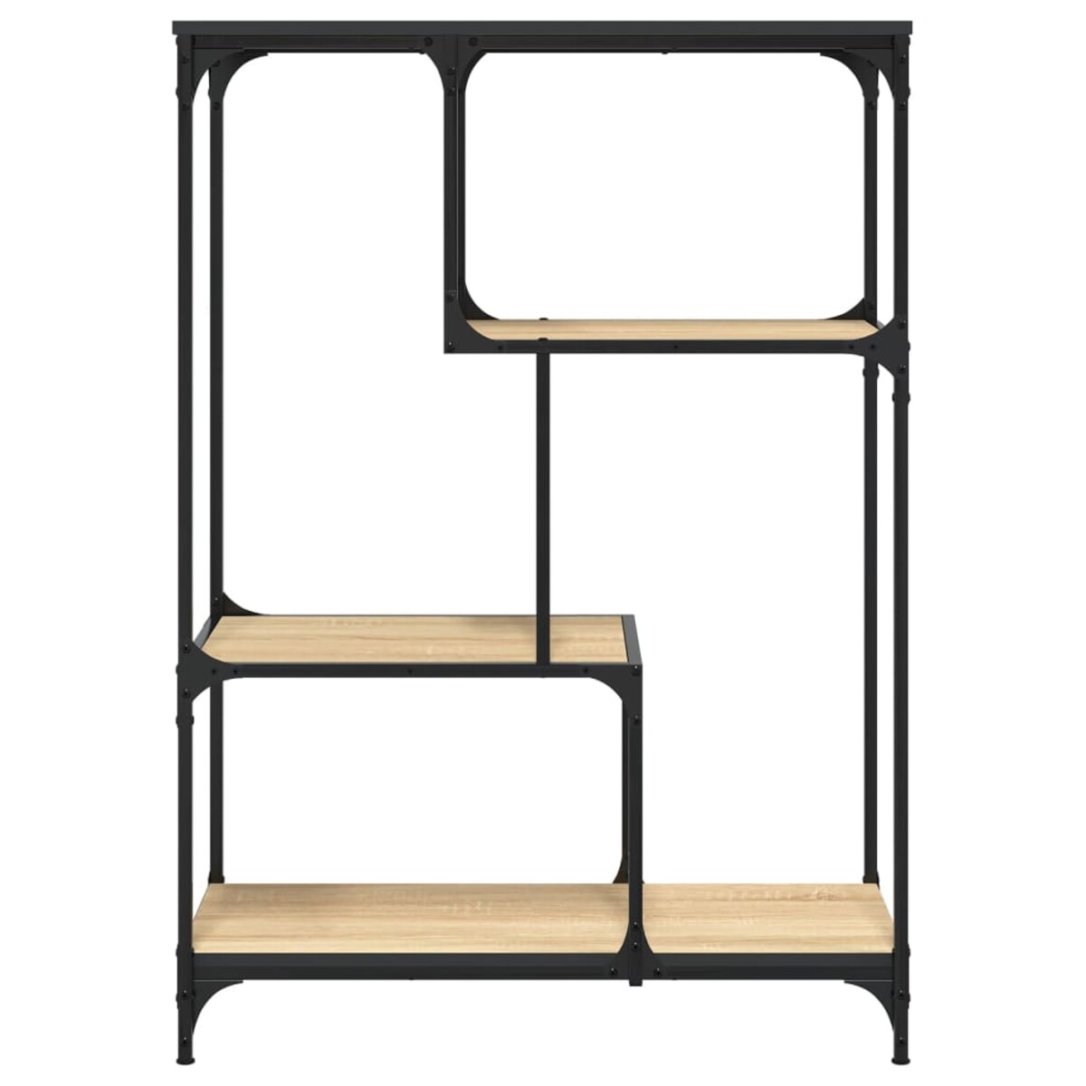 vidaXL Regał na książki, dąb sonoma, 81x36x115 cm