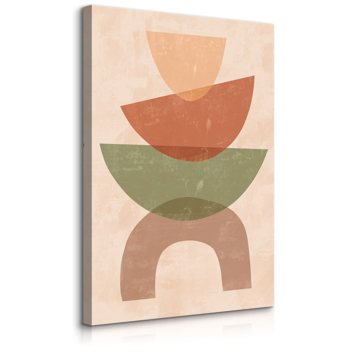 Obraz Abstrakcyjne Kolorowe Skałki Kamyszki Boho 30x40cm