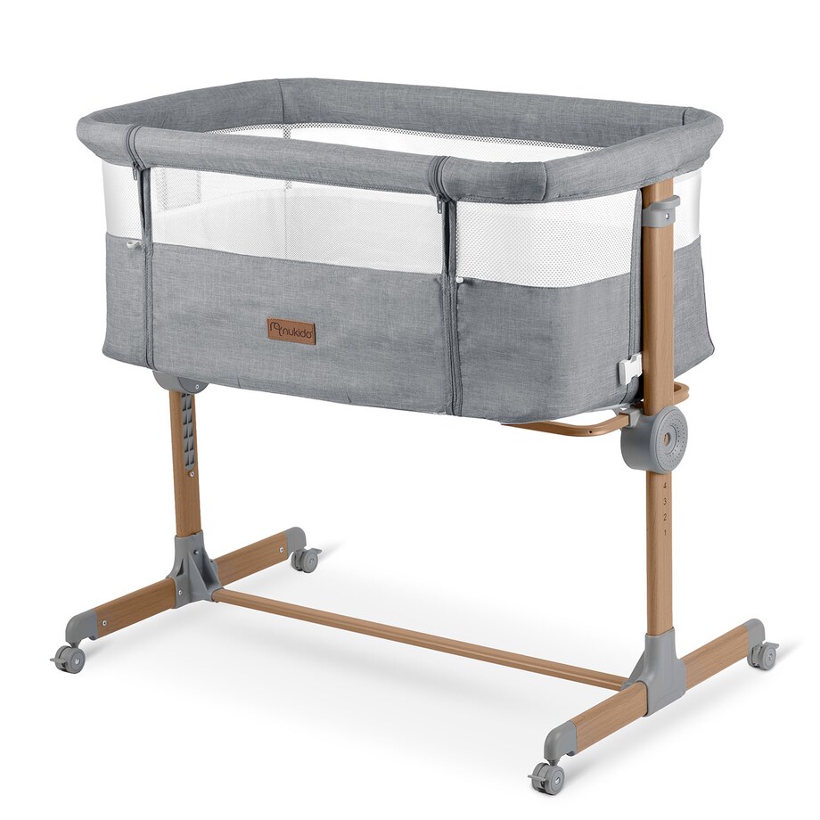 Łóżeczko dziecięce niemowlęce dostawka Nukido składane 0-5m