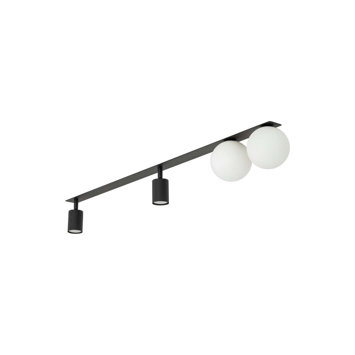 Lampa Sufitowa Podtynkowa VOX Czarno-Biała, 4 Ruchome Reflektory, 10929 TK Lighting
