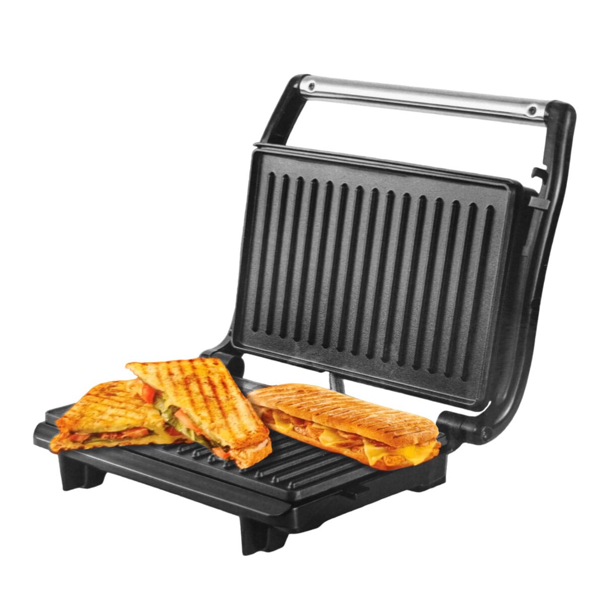 Mini grill elektryczny opiekacz do panini kanapek kompaktowy 800W ZILNER