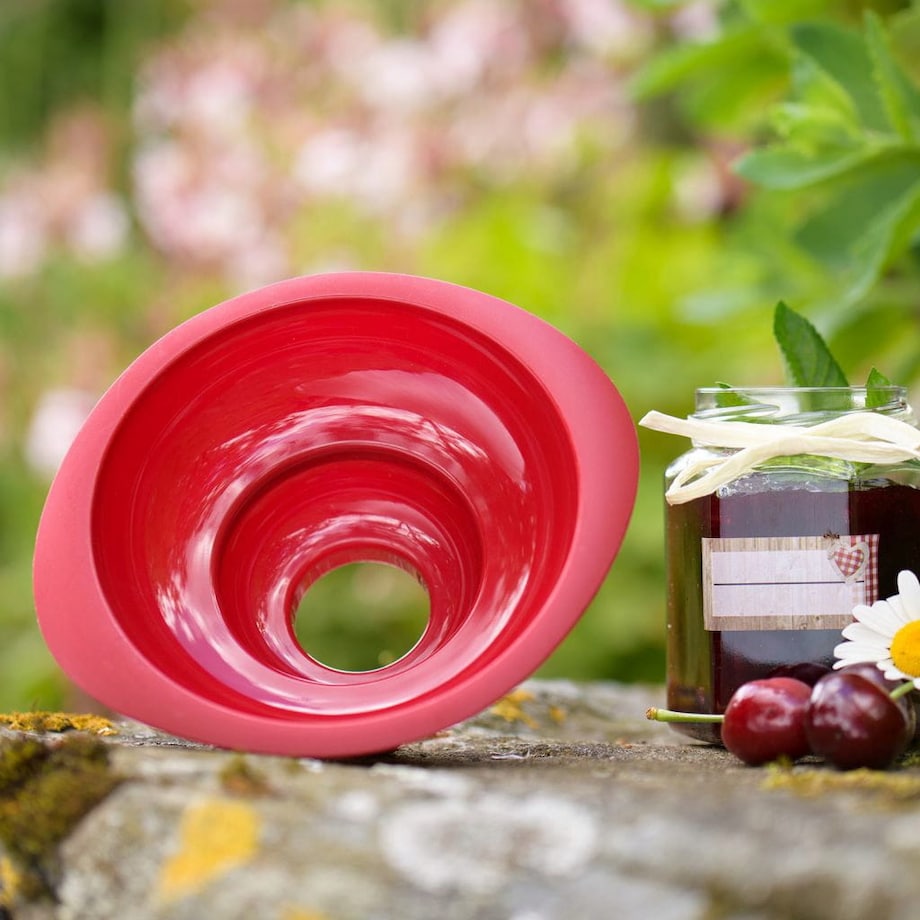 Lejek Podwójny do Słoików Butelek Puszek Czerwony Składany Solidny