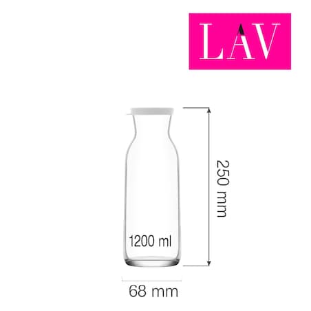 Karafka do wody i lemoniady z przykrywką Fonte 1,2l, LAV