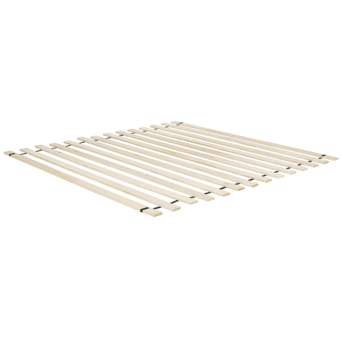 Łóżko Rattan BOUSSICOURT 140 x 200 cm Jasnobrązowy