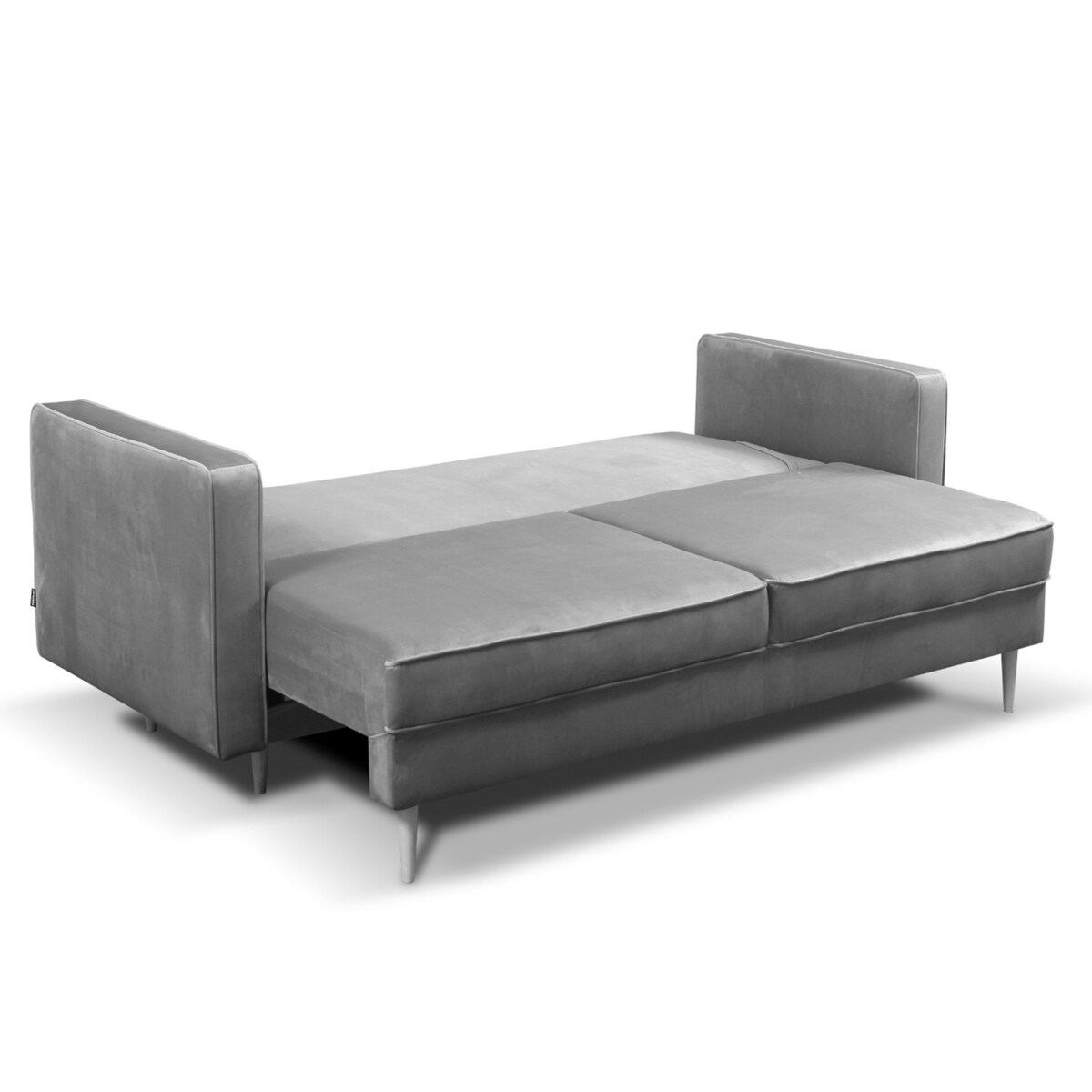 Sofa rozkładana Svein, ciepły szary, 224 x 97 x 91 cm, Tkaniny tapicerskie - sofy